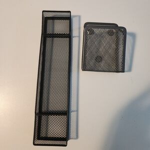 Magnetic Pen Holder and Metal Drawer Organizer